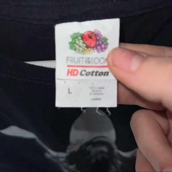 VINTAGE Adidas Black and White Black Short Sleeve Tee - Picture 2 of 5